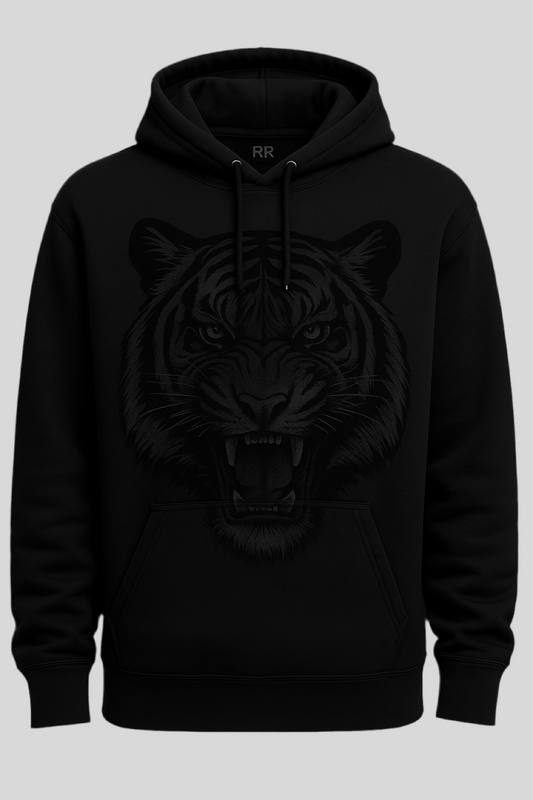 RR Virtuoso Tiger Pullover Hoodie Black