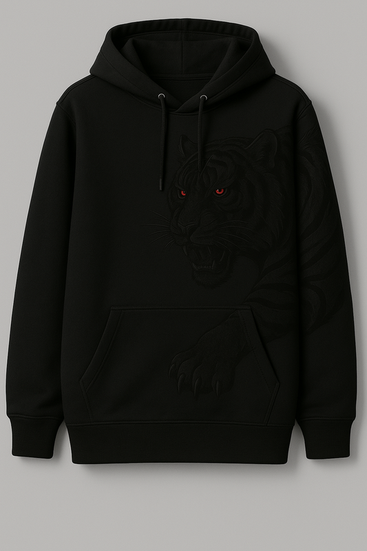 RR Midnight Tiger Royale Edition Pullover Hoodie Black